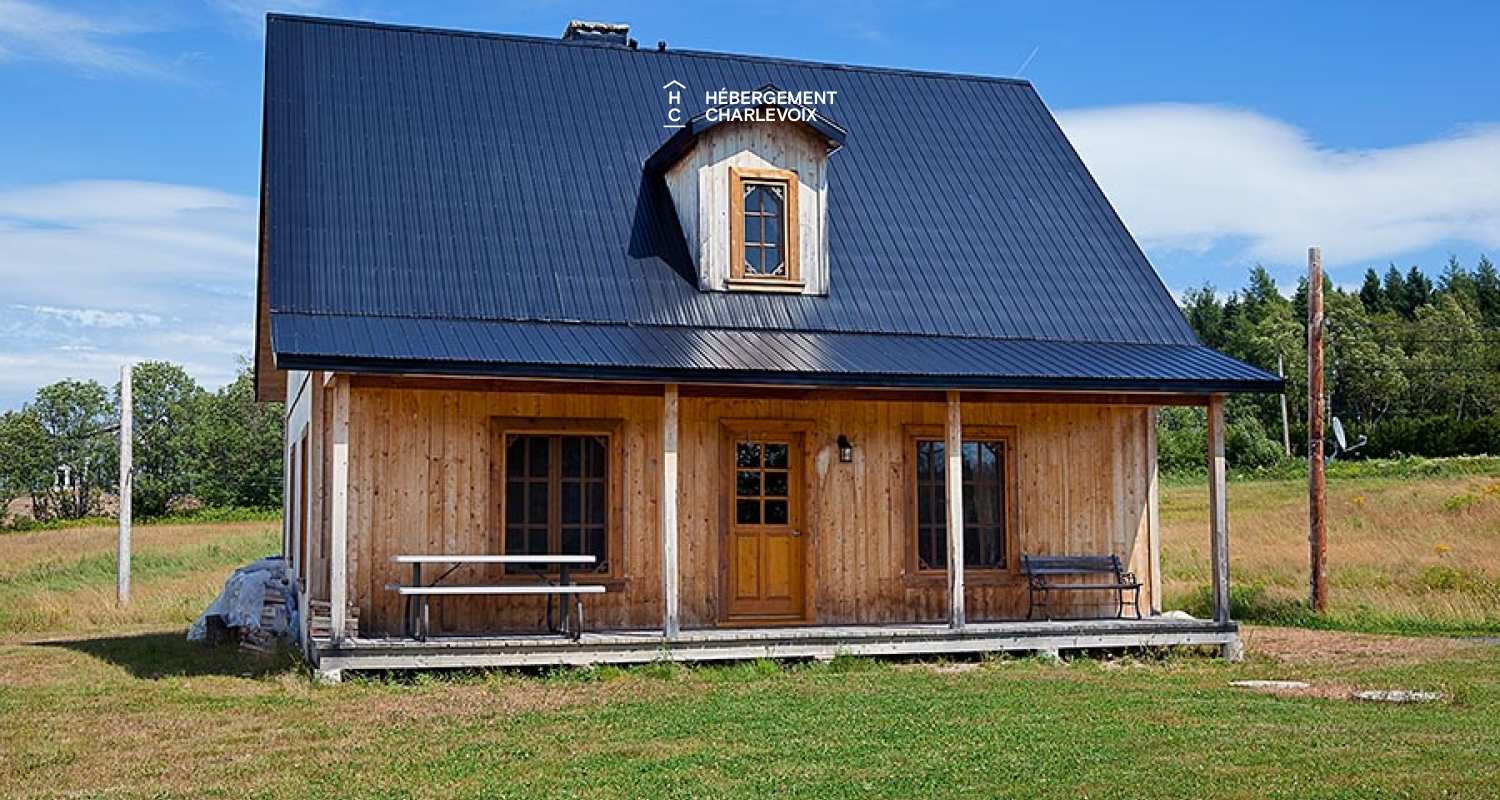 BEL-3 - Charmant chalet d'autrefois au coeur de l'arrière-pays de Charlevoix