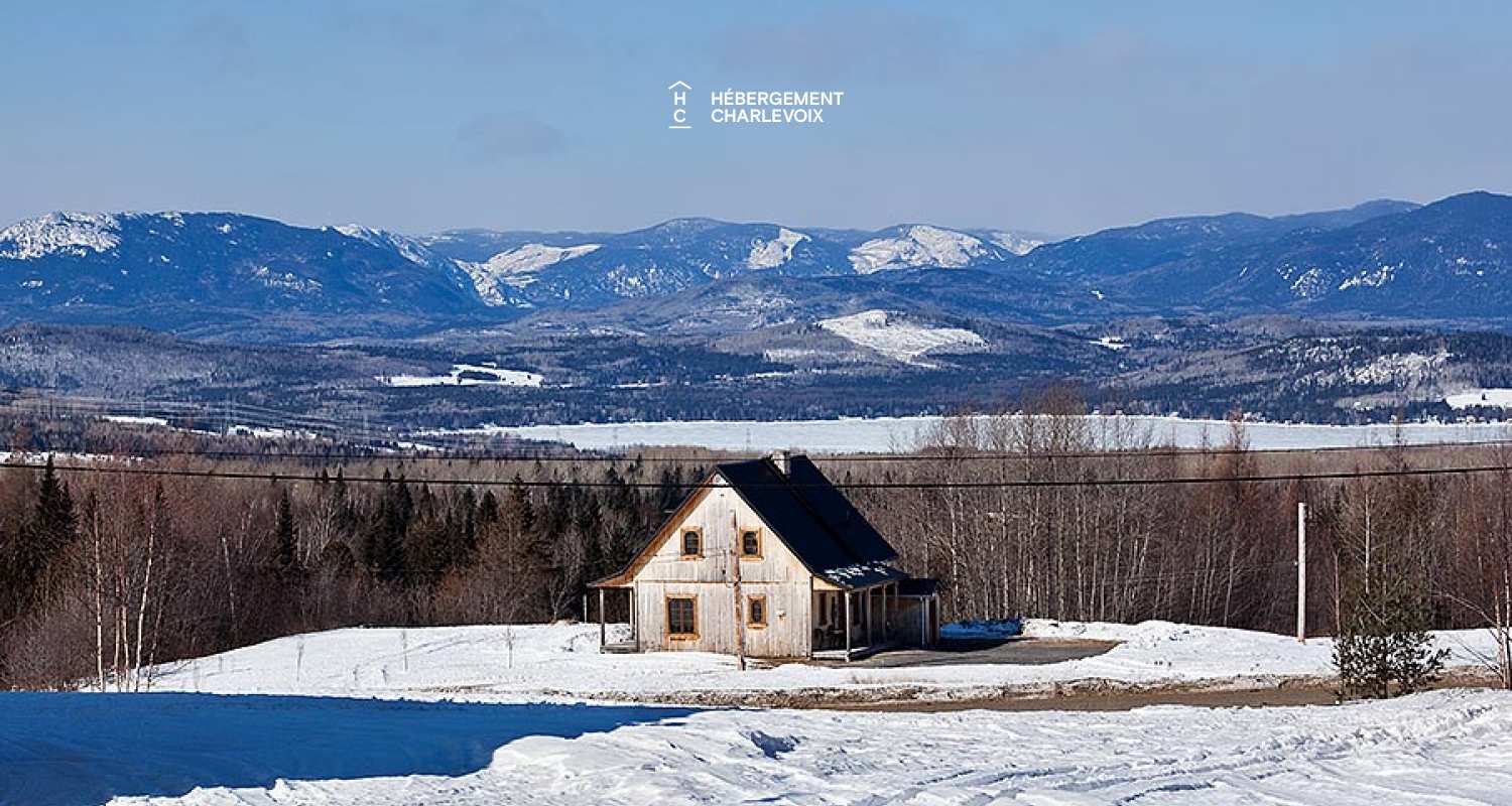 BEL-3 - Charmant chalet d'autrefois au coeur de l'arrière-pays de Charlevoix