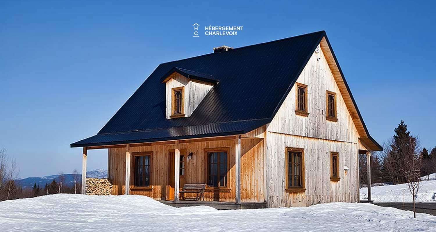 BEL-3 - Charmant chalet d'autrefois au coeur de l'arrière-pays de Charlevoix