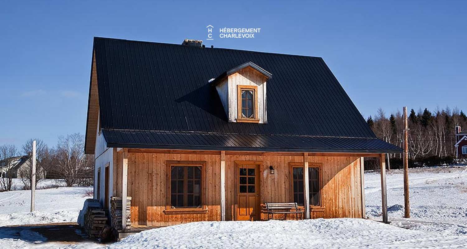 BEL-3 - Charmant chalet d'autrefois au coeur de l'arrière-pays de Charlevoix