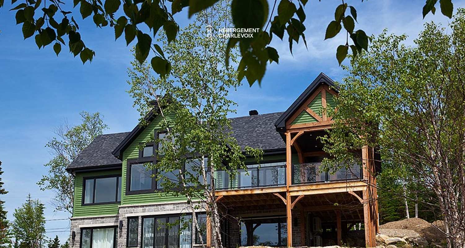 JAM-62 - Chalet confortable avec une vue imprenable sur le fleuve et les pentes