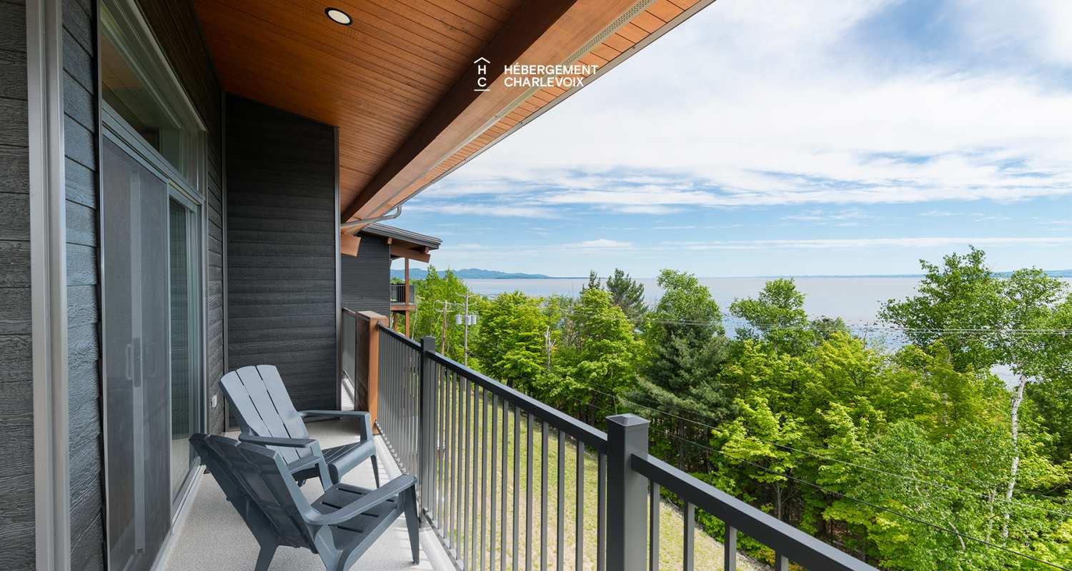 Cache 2 chambres-2 lits Queen, 2 lits simples superposés, 1 divan-lit - 1 à 8 personnes - Idéal pour l'hiver tout comme l'été