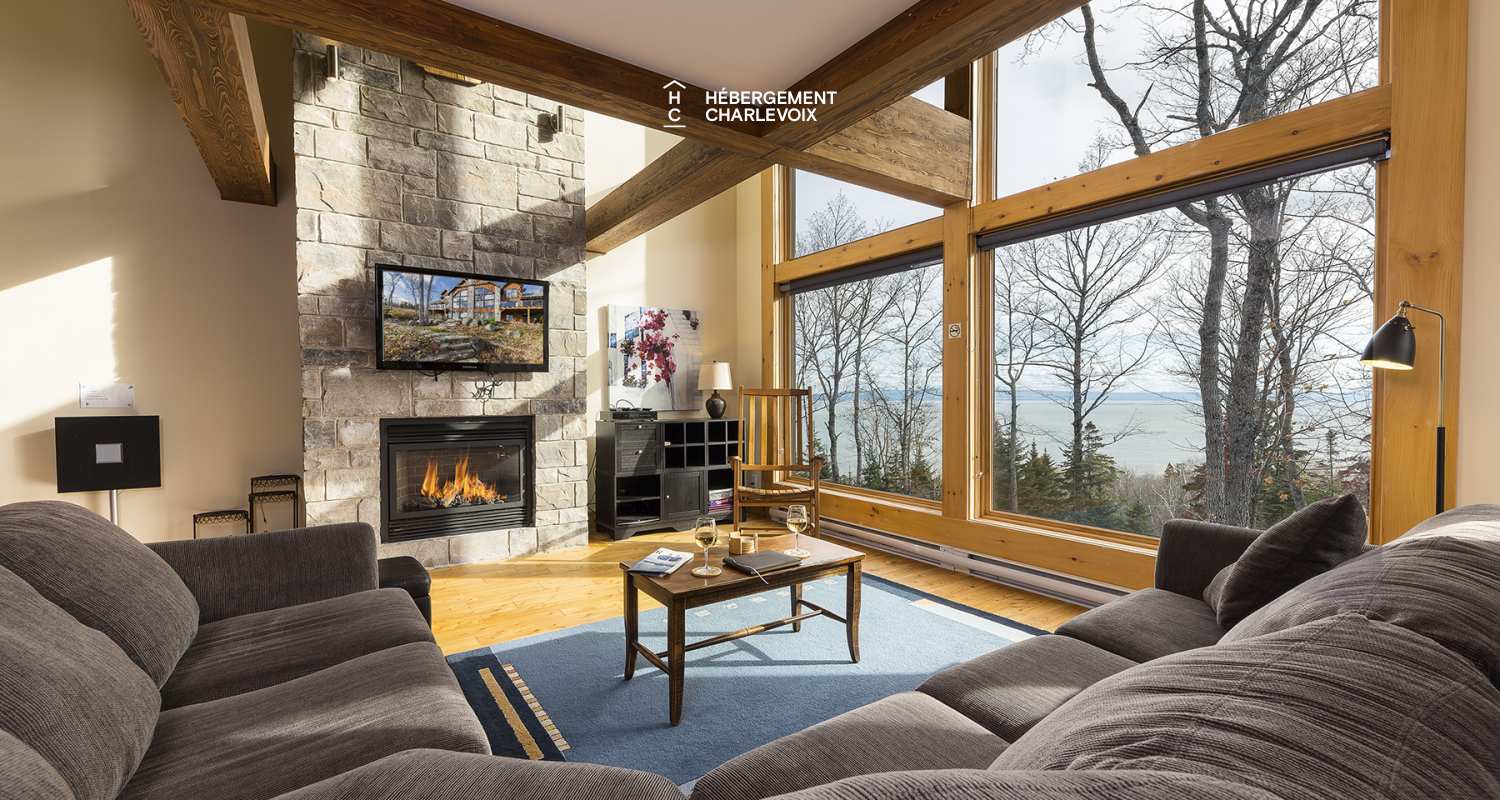 AVE-71 - L'unisson du bleu du ciel combiné à celui du fleuve St-Laurent