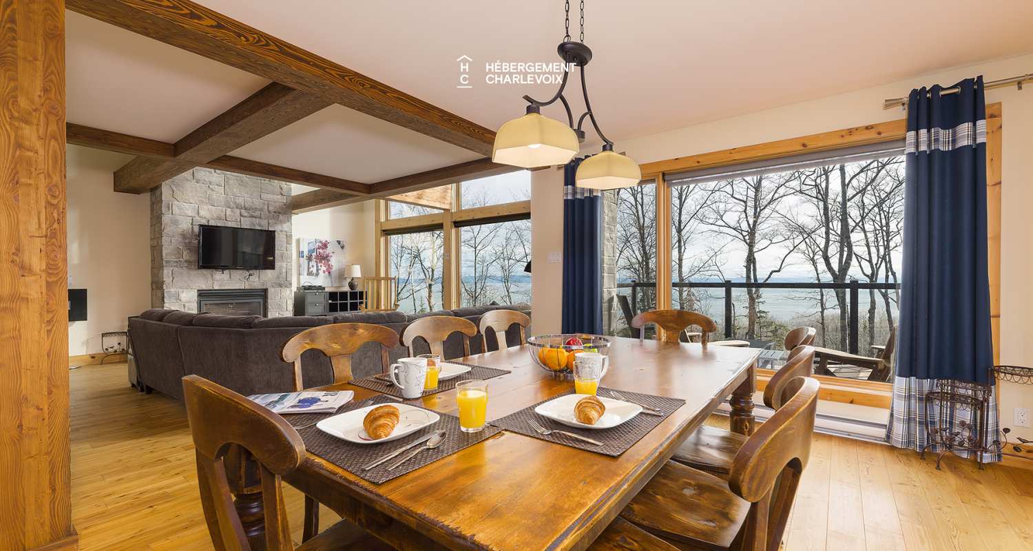 AVE-71 - L'unisson du bleu du ciel combiné à celui du fleuve St-Laurent