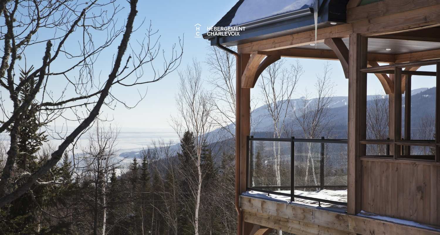 JAM-62 - Chalet confortable avec une vue imprenable sur le fleuve et les pentes